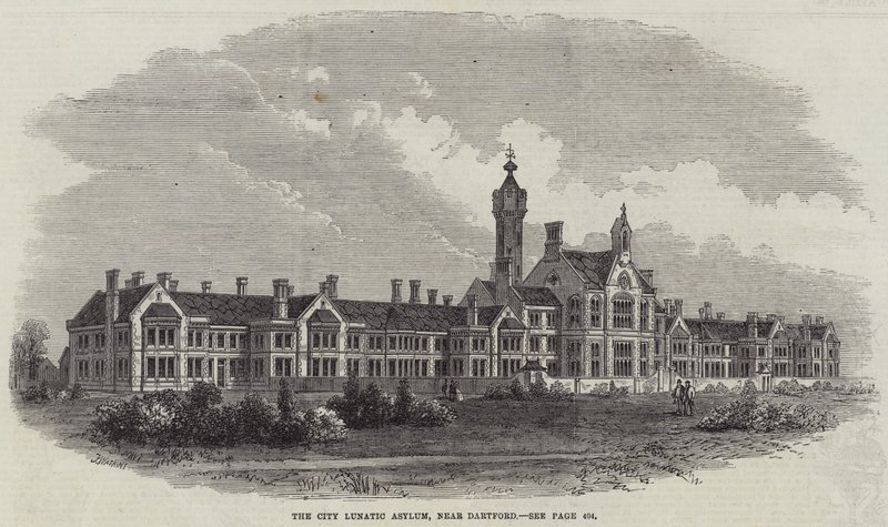 The City Lunatic Asylum, nær Dartford av English School