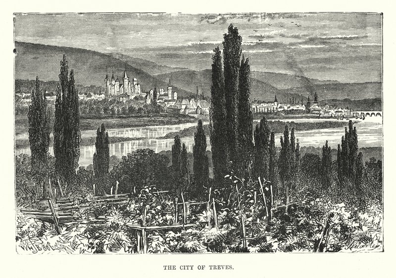 The City of Treves (gravering) av English School