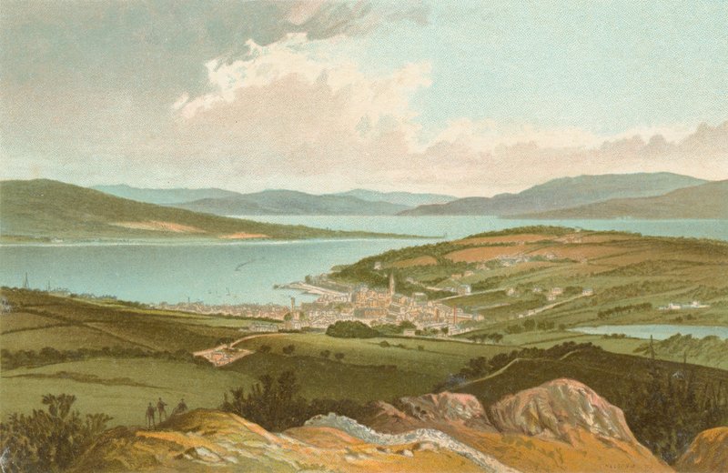 Clyde und Rothesay Bay fra Barone Hill av English School