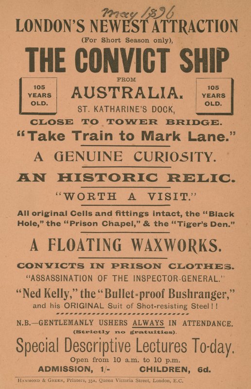 The Convict Ship fra Australia av English School