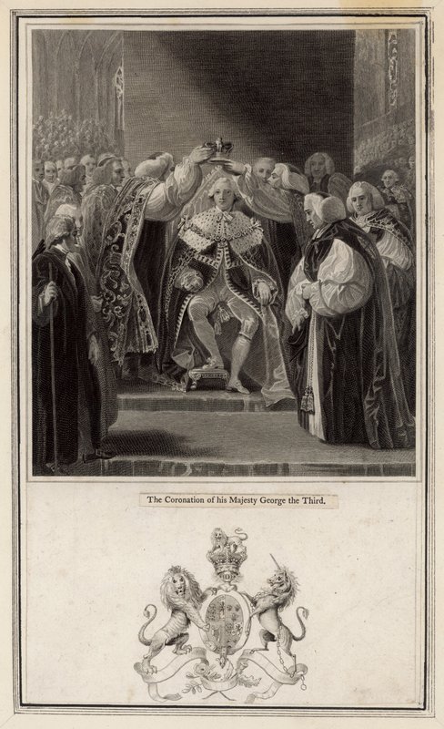 Kroningen av Hans Majestet George III av English School