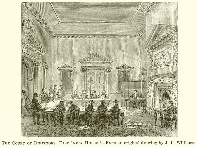 The Court of Directors, East India House av English School