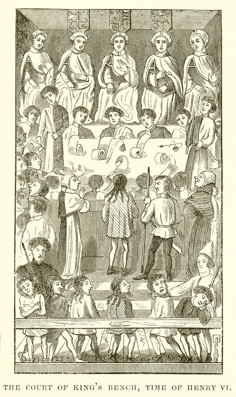 The Court of Kings Bench, Henry VIs tid av English School