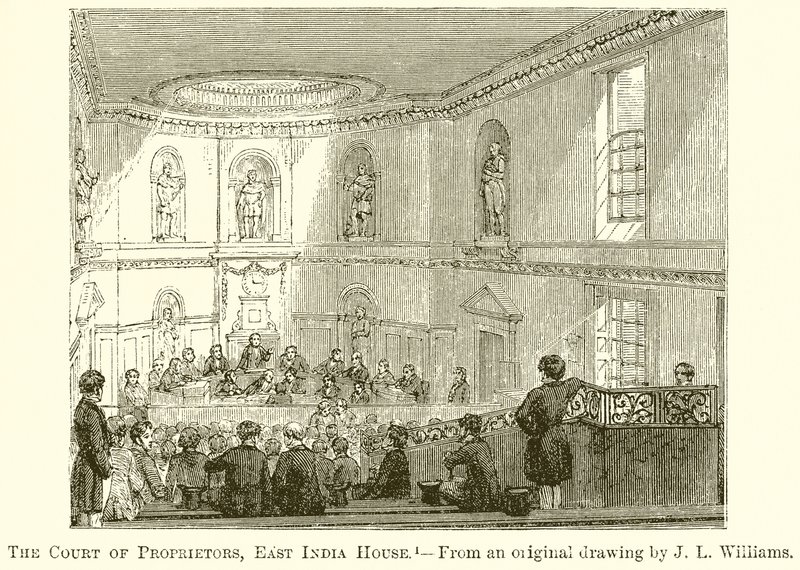 The Court of Proprietors, East India House av English School