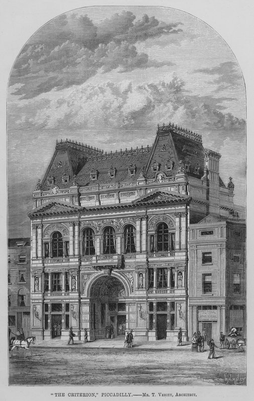 "Kriteriet," Piccadilly (gravering) av English School