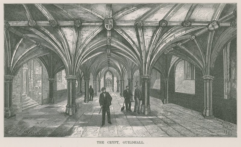 The Crypt, Guildhall, London av English School