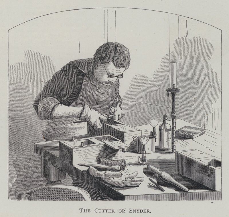 The Cutter eller Snyder (gravering) av English School