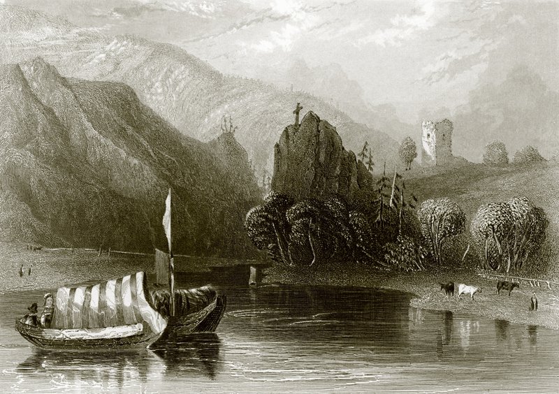 Donau boblebad eller Der Donaustrudel av English School