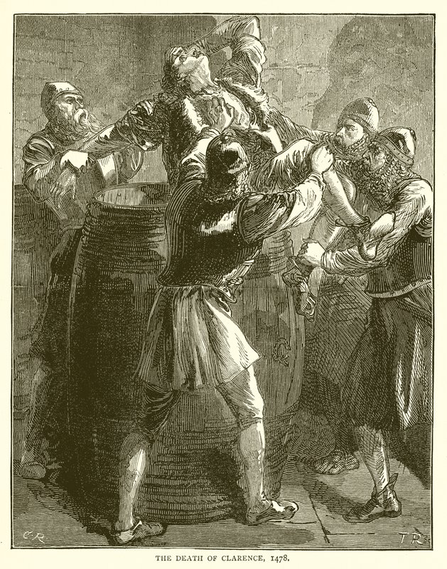Clarences død, 1478 av English School