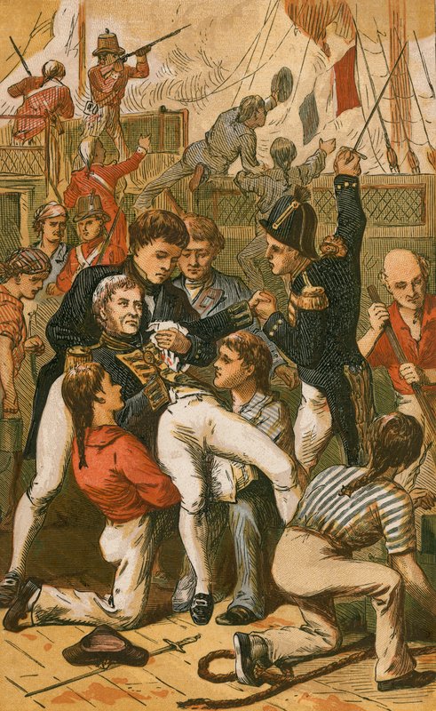 Lord Nelsons død av English School