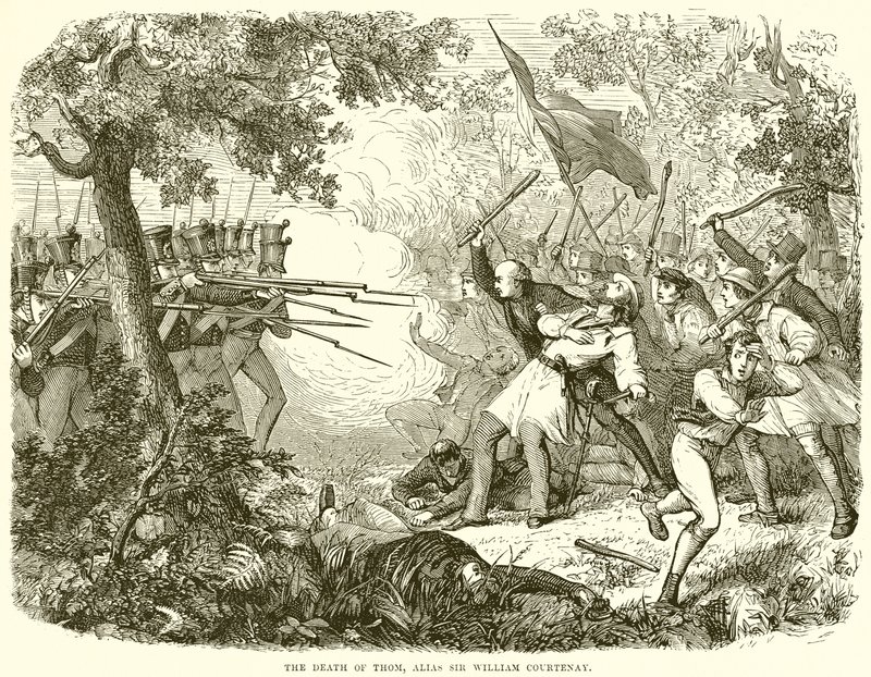 The Death of Thom, Alias Sir William Courtenay av English School