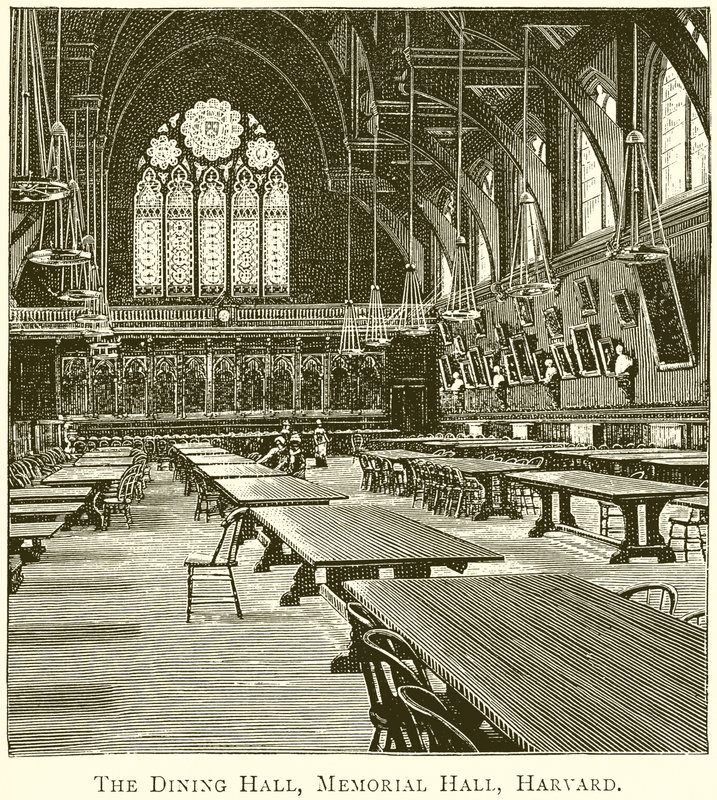 The Dining Hall, Memorial Hall, Harvard av English School