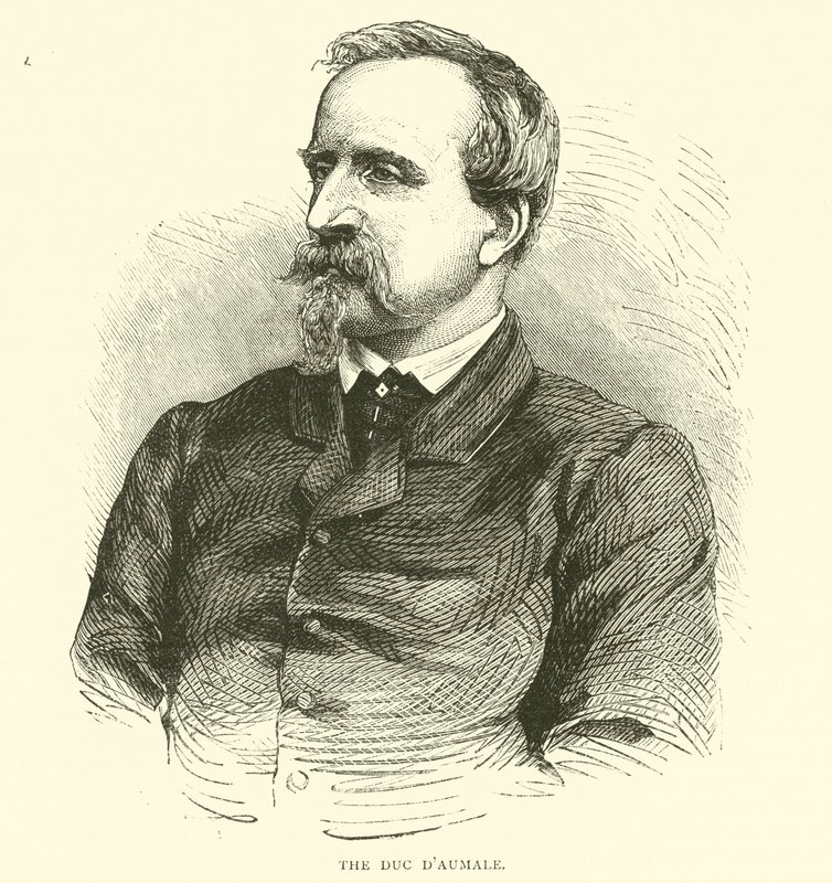 Duc dAumale, mars 1871 av English School