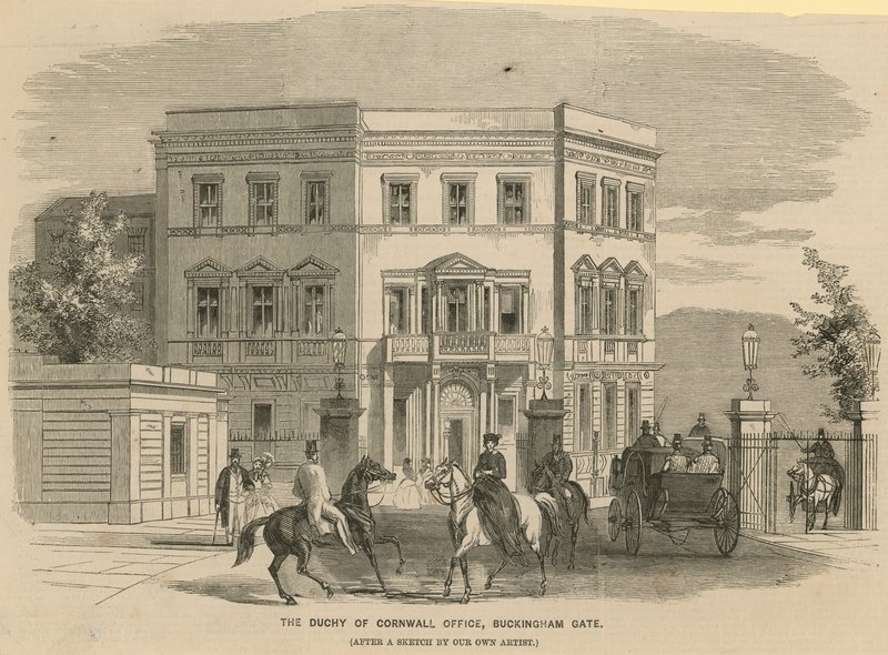 The Duchy of Cornwall Office, Buckingham Gate, London av English School