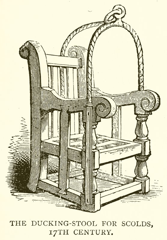 Andekrakken for skjenner, 1600-tallet av English School