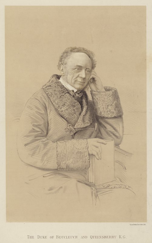 Hertugen av Buccleuch og Queensberry, KG (litho) av English School
