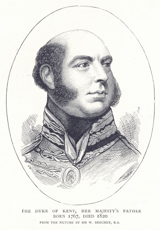 Hertugen av Kent, Hennes Majestets far født 1767, død 1820 av English School