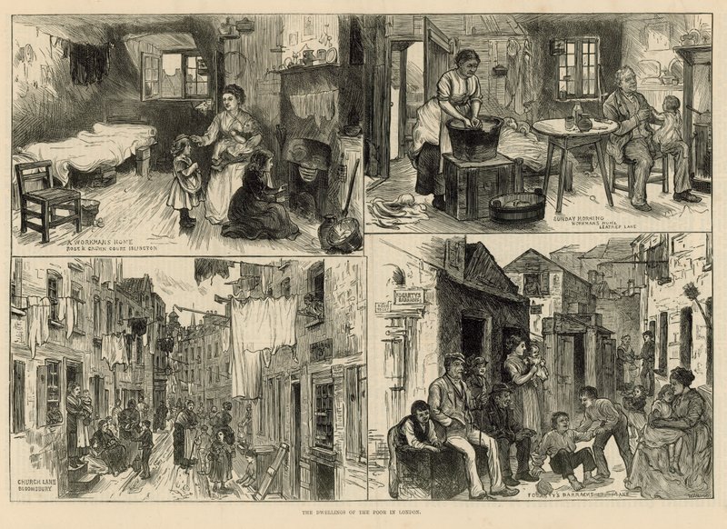 The Dwellings of the Poor i London av English School