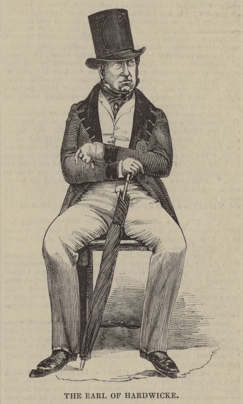 The Earl Of Hardwicke (gravering) av English School