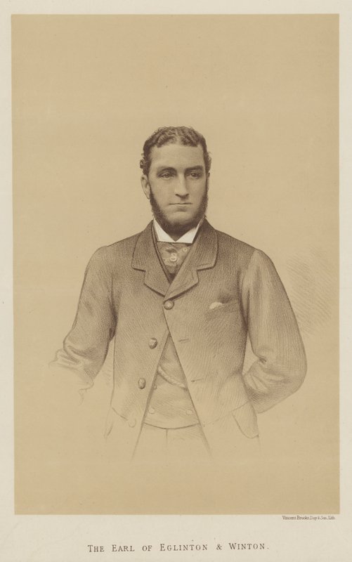 Jarlen av Eglinton og Winton (litho) av English School