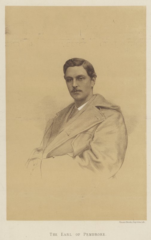 Jarlen av Pembroke (litho) av English School