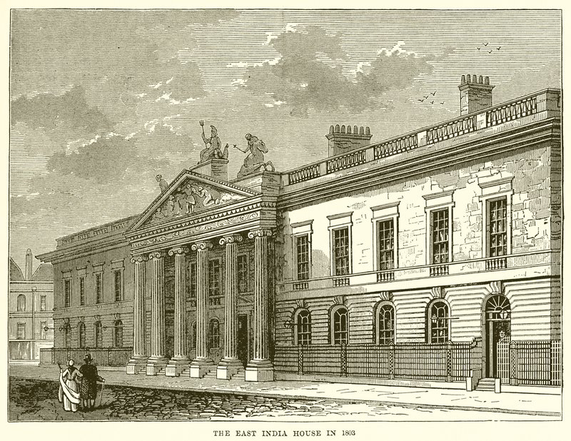 East India House i 1803 av English School