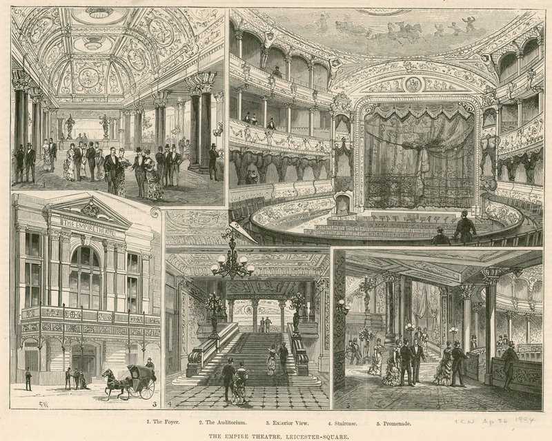 Empire Theatre, Leicester Square, London av English School