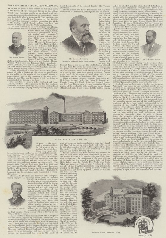The English Sewing Cotton Company (gravering) av English School