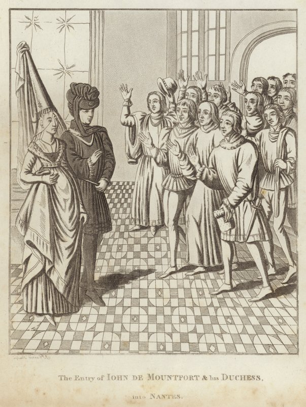 Inntoget av Iohn de Mountfort og hans hertuginne i Nantes av English School