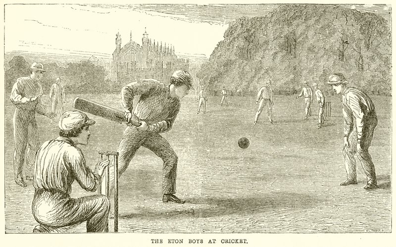 Eton Boys på Cricket av English School