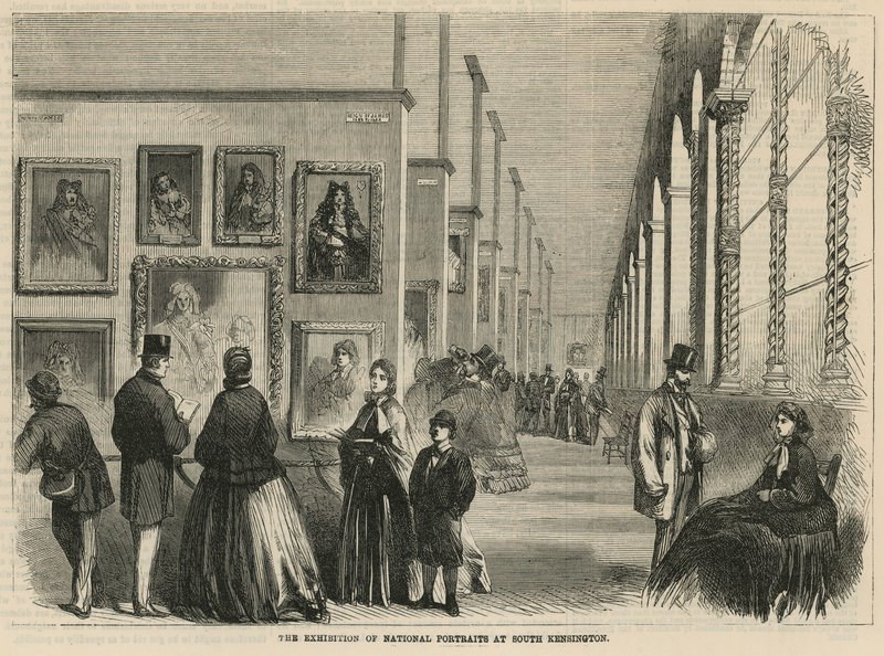 Utstillingen av nasjonale portretter i South Kensington av English School