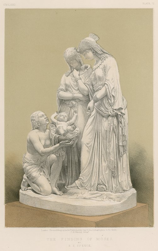 The Finding of Moses av B E Spence av English School