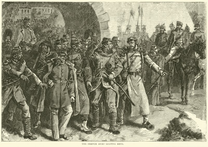 Den franske hæren forlot Metz, oktober 1870 av English School