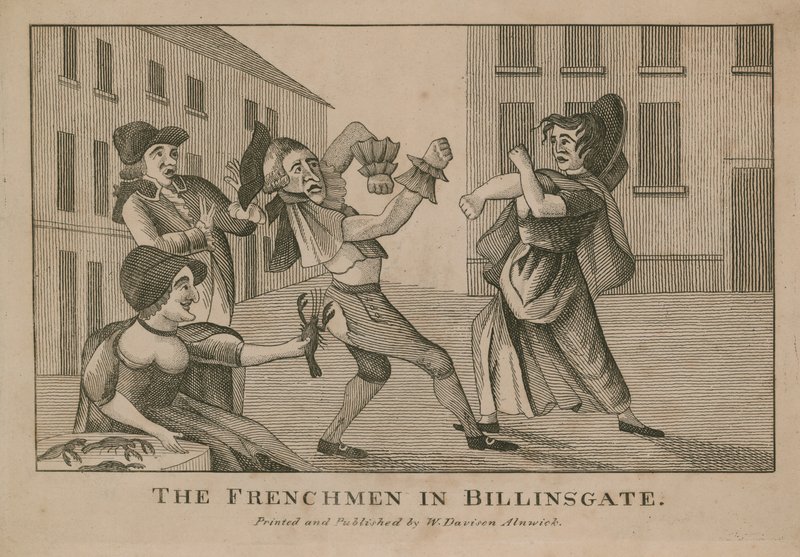 Franskmennene i Billingsgate av English School