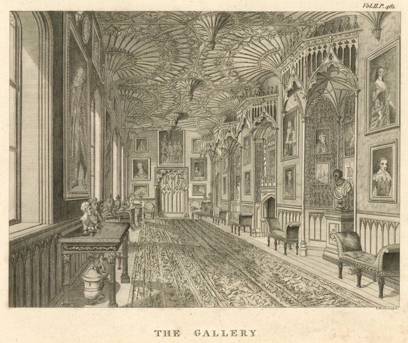Galleriet på Strawberry Hill, Twickenham, London av English School