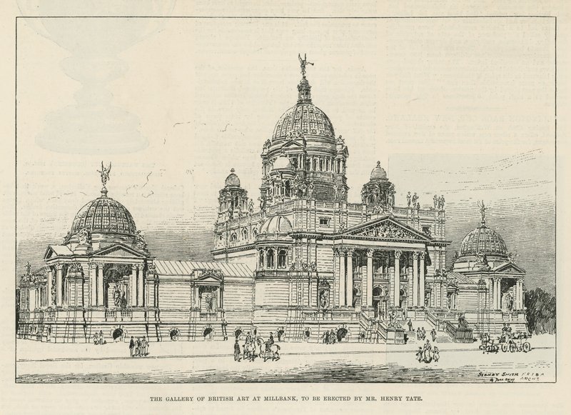 Gallery of British Art på Millbank av English School