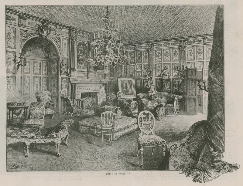 The Gilt Room, Holland House av English School