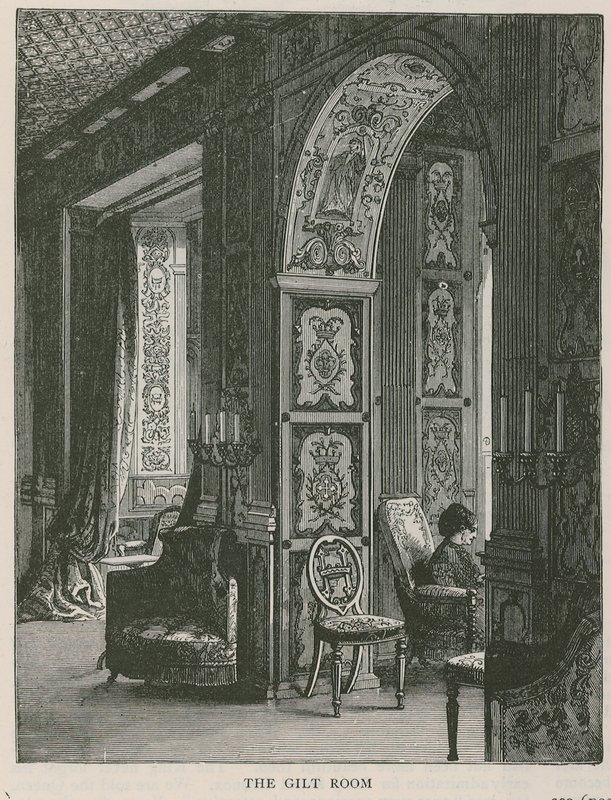 The Gilt Room, Holland House av English School