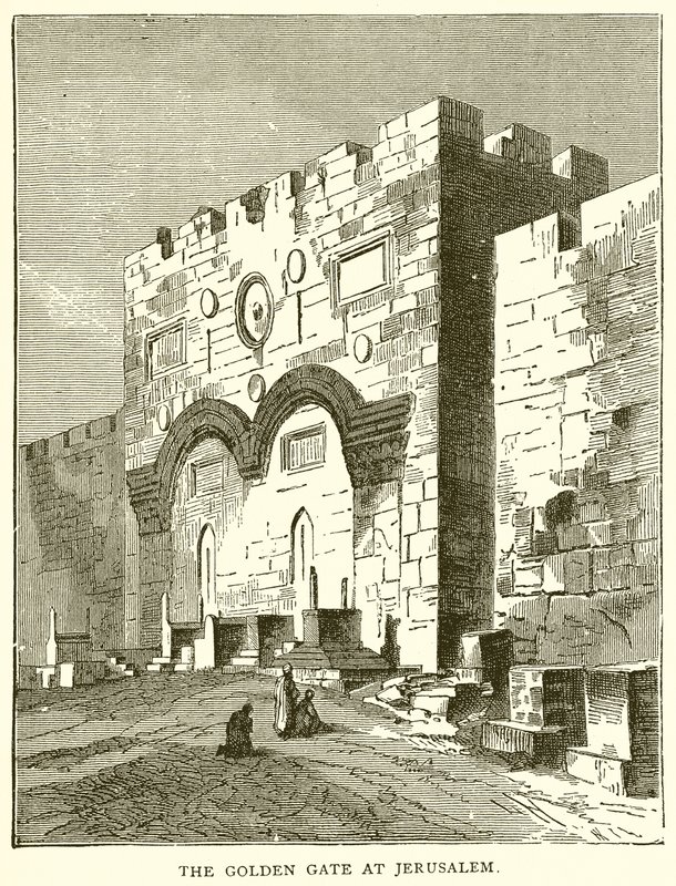 Den gyldne port i Jerusalem av English School