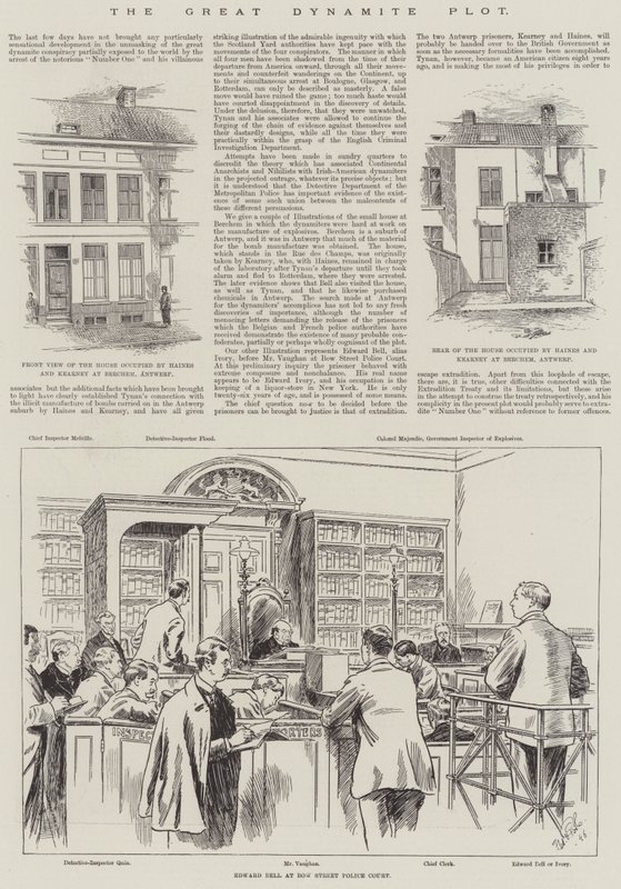 The Great Dynamite Plot (gravering) av English School