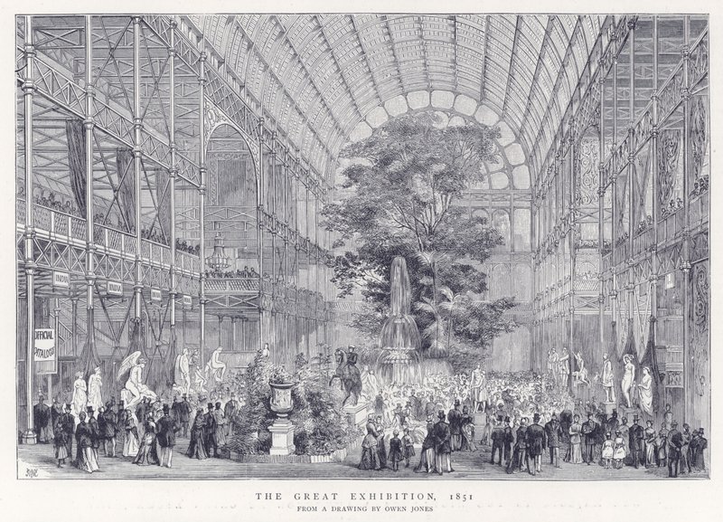 Den store utstillingen, 1851 av English School