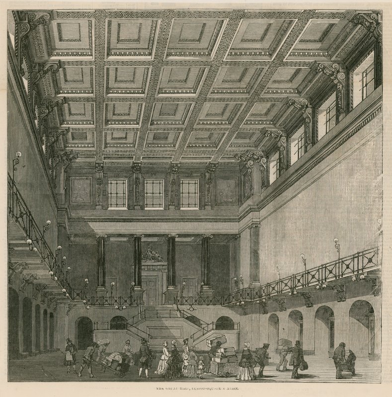 The Great Hall, Euston Square Station, London av English School