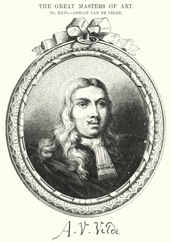 The Great Masters of Art, Adrian Van de Velde (gravering) av English School