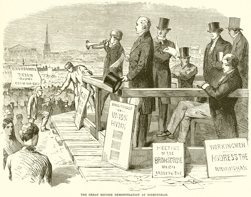 Den store reformdemonstrasjonen i Birmingham av English School