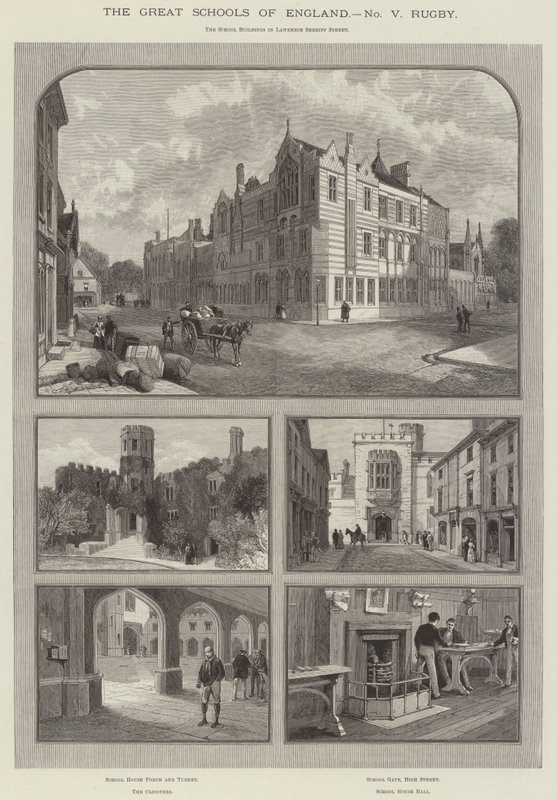 The Great Schools of England, Rugby (gravering) av English School