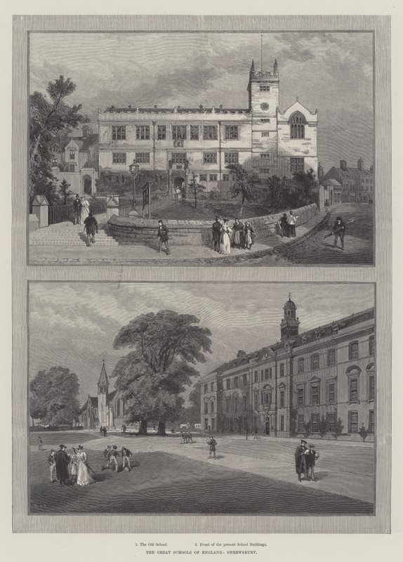 The Great Schools of England, Shrewsbury (gravering) av English School