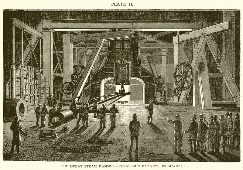 Den store damphammeren - Royal Gun Factory, Woolwich av English School