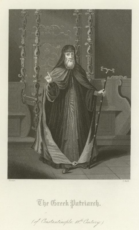 Den greske patriarken av Konstantinopel, 1700-tallet av English School