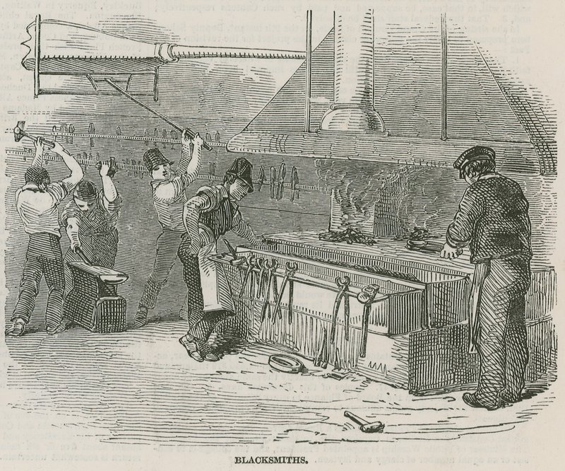 The Greenwich Royal Hospital Schools; Smeder av English School