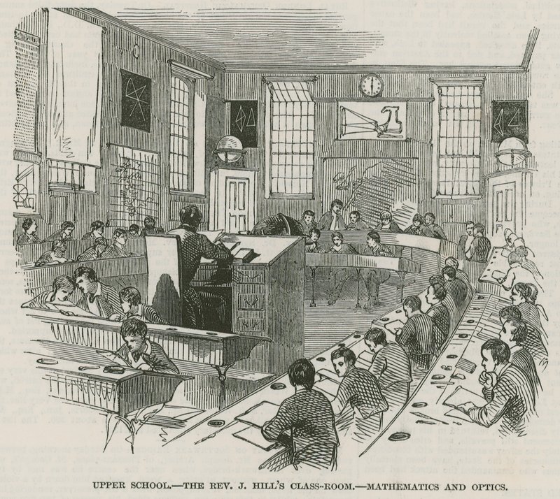 The Greenwich Royal Hospital Schools; Øvre skole: Pastor J Hills klasserom av English School